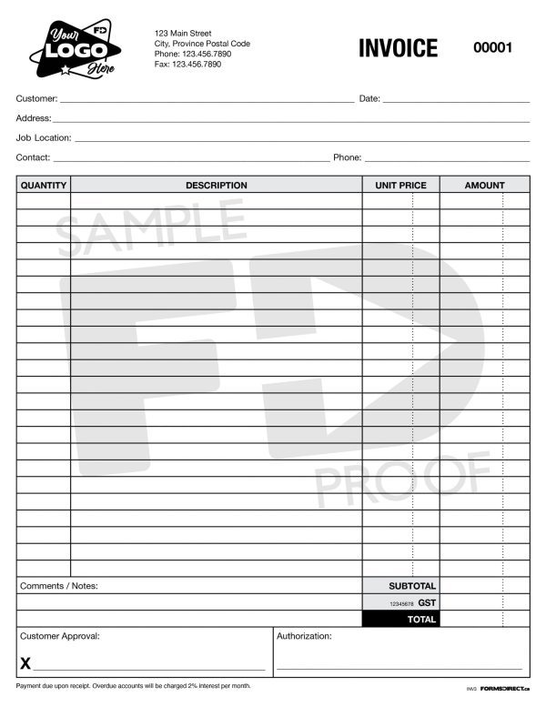 Invoice inv3 ncr custom template form