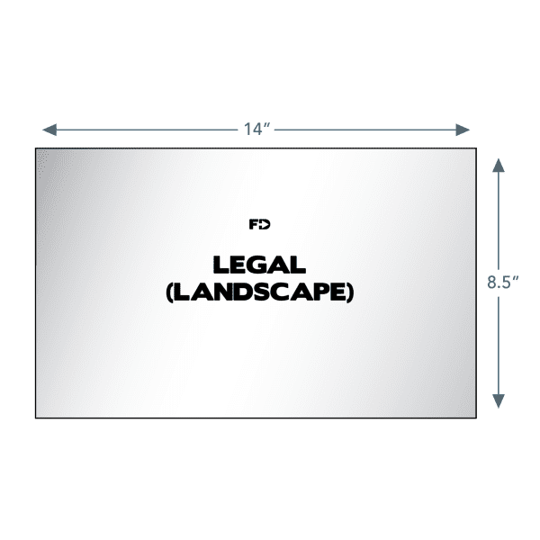 custom ncr business form legal landscape 14 x 8.5