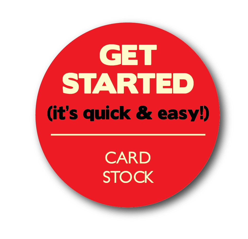 print your own design card stock quick and easy get started