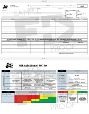 field level hazard assessment flha card product image