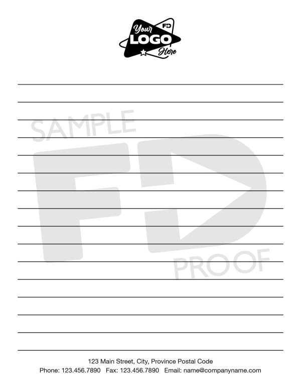 Pocket Lined Notepad Quarter Letter Size